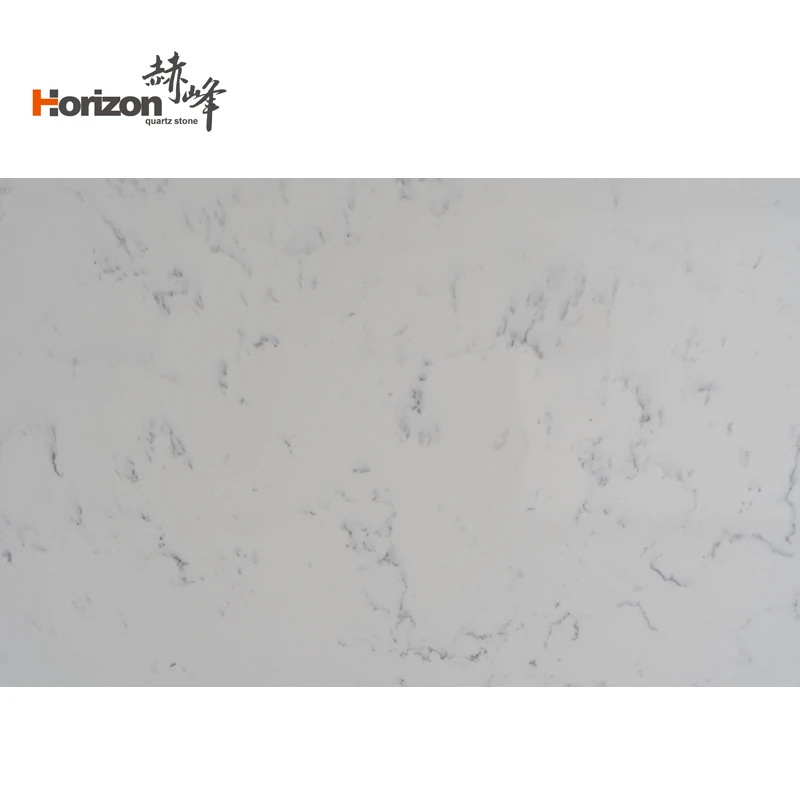 Horizon белые плиты Кварцевая пластина твердая кварцевая поверхность кварцевый камень искусственный для