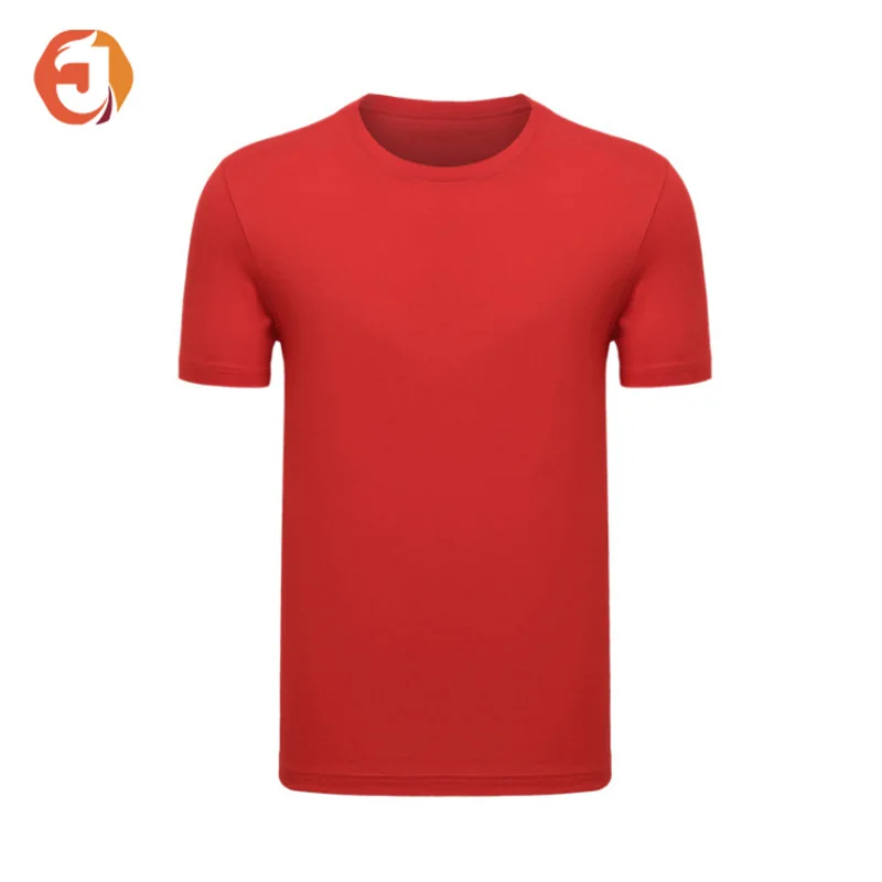 Joy-T008 Custom OEM Solid Color Oversize Cotton Summer Short Sleeve T-shirt for Men