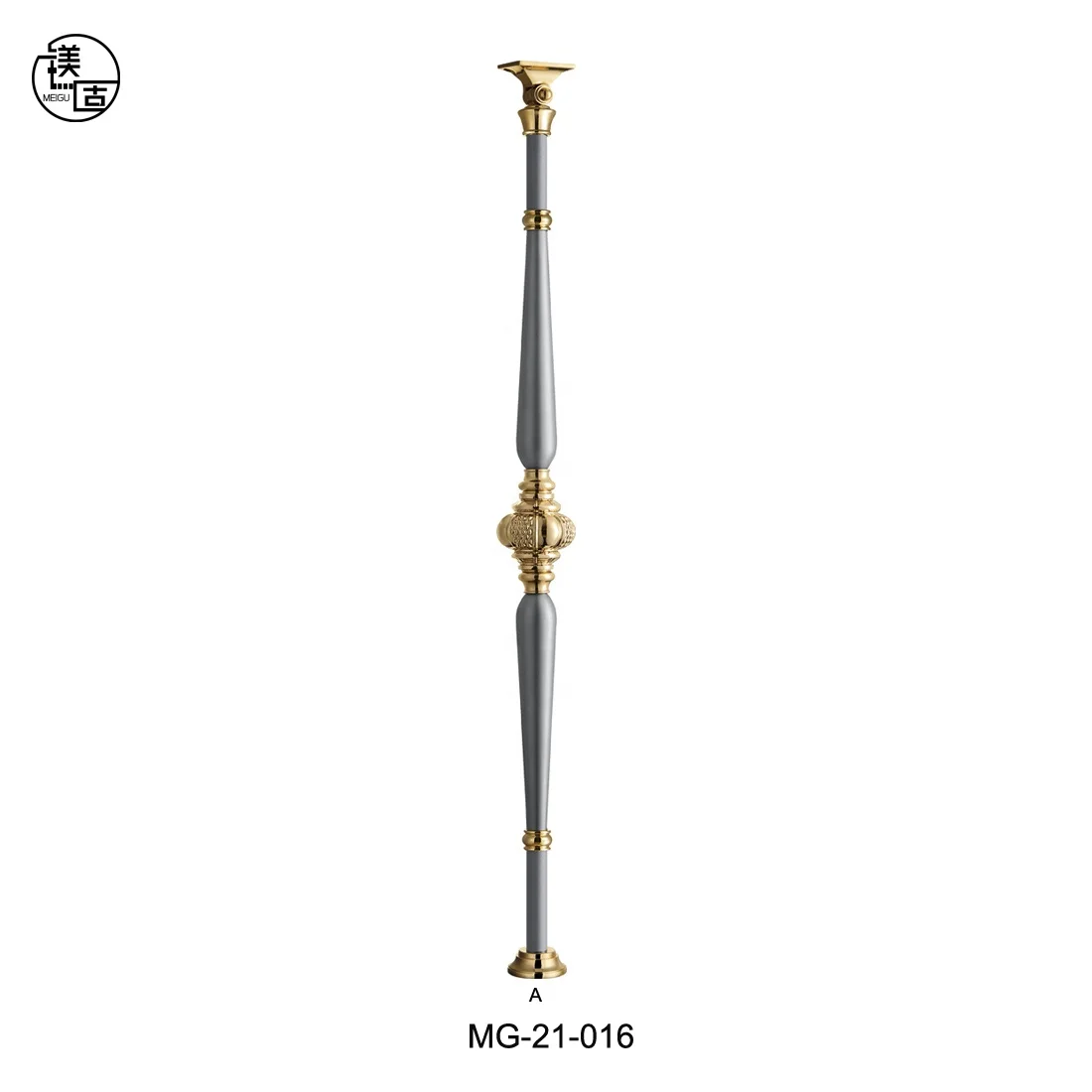 new design aluminum balustrade handrail stair metal deck baluster spindles