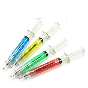 Fancy Syringe pen Promotional Injection Syringe Doctor Ballpoint Pen For Kids And School
