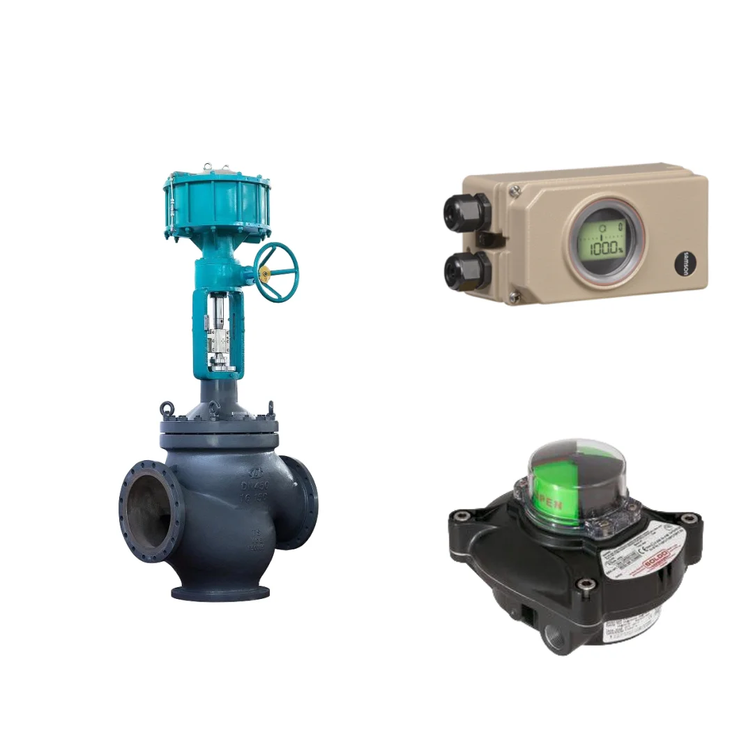 Chinese Pneumatic Actuator Valve with Samson Valve Positioner Samson 3730 For Control Ball Valve