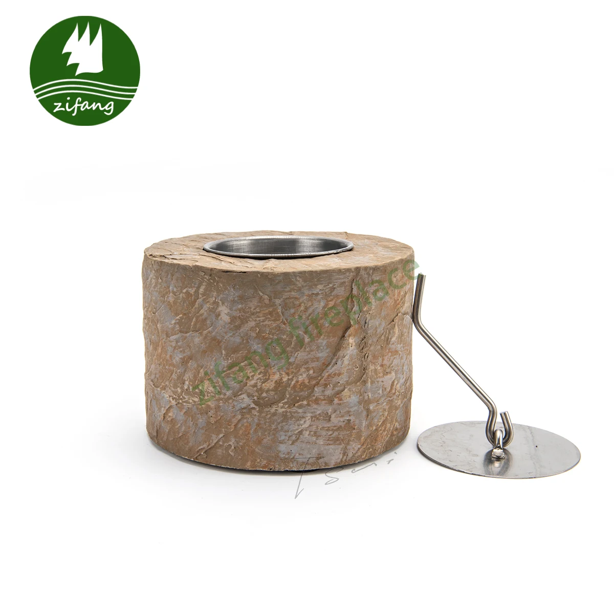 2023 New Design Western hot selling Concrete Mini Tabletop table top Portable Bio-ethanol Alcohol Fire place burner Fireplaces