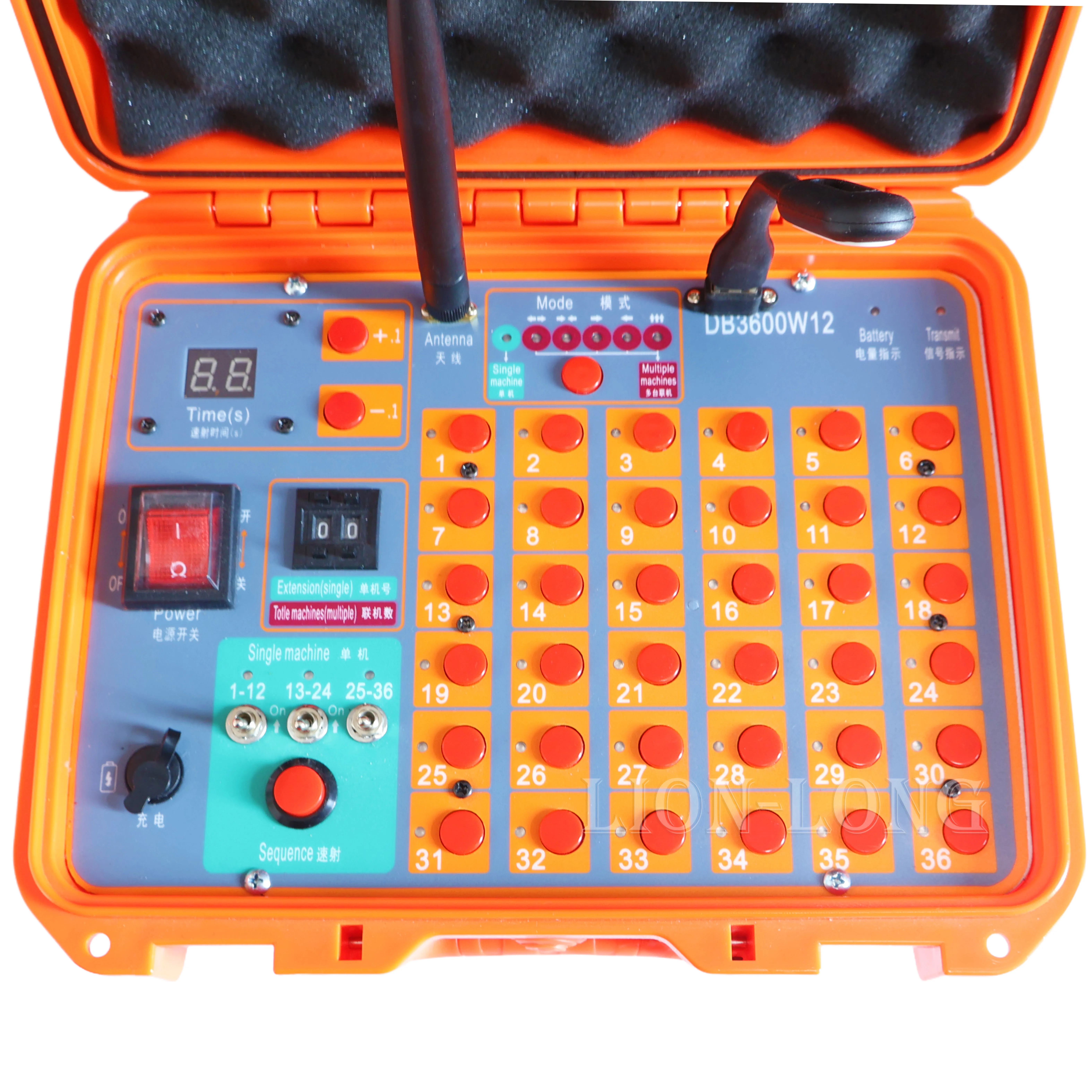 Ultra-High Capacity 288 Cues Firework Firing System for Pyrotechnic Displays and Festivals