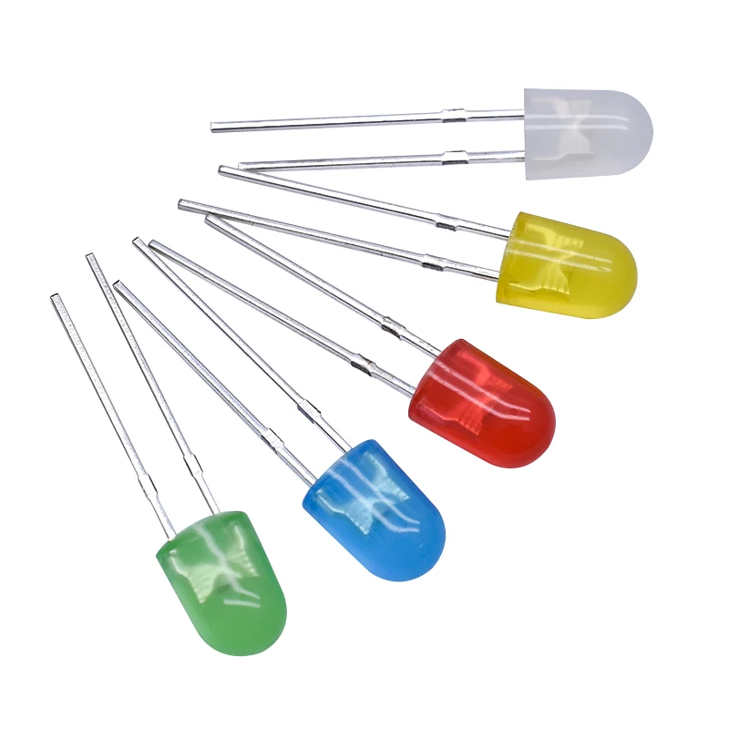 CZINELIGHT 1000pcs Packet Dip Light Emitting Diode Diffuser 5mm Oval Led