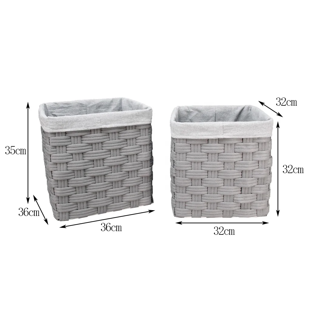 Large Capacity Laundry Baskets with Eco-friendly PP Non-woven Fabric
