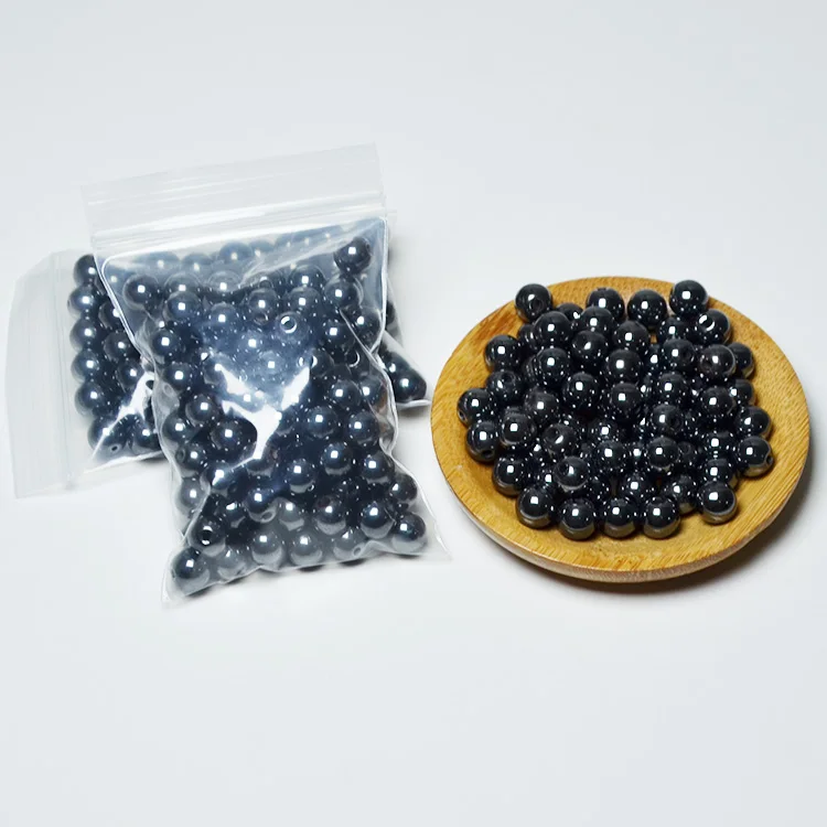 Aita natural Wholesale round Beading Glossy 6mm/8mm Hematite Natural Loose Healing Stone Crystal Beads Colorful Jewelry Making