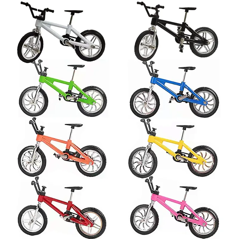 Wholesale cheap alloy material mountain bike mini model finger bmx bike toys Creative Game Toy