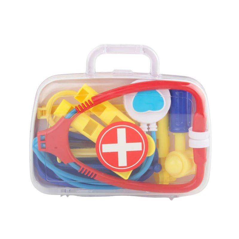 10pcs plastic mini doctor tool toy set educational doctor role play toys for children