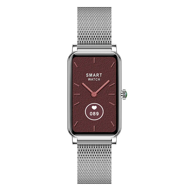 Luxury women wristwatch mobile phone ZX19 stainless steel fashion smart watch ip68 waterproof bt call reloj smart watch