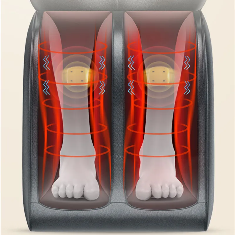 Amazon Hot Sellers PU Leather 4D Massage Seat Neck Back Shiatsu Heating Electric Full Body Car Massage Cushion