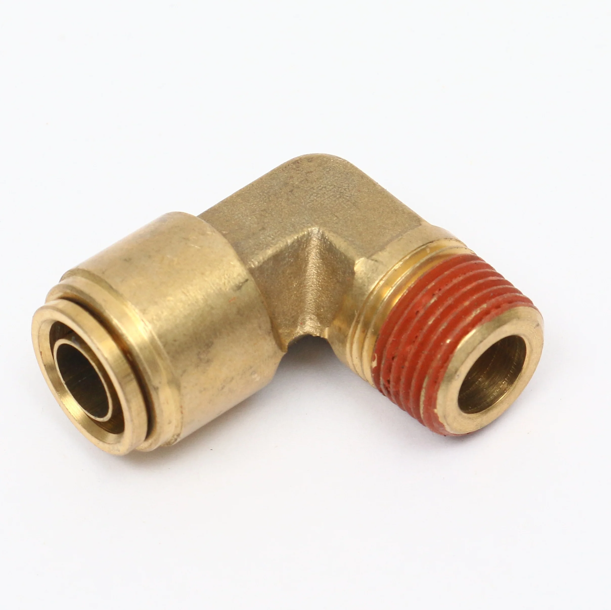 Key Forward Professional Manufacturer Brass elbow 90 degree fixed Male NPT brake fittings dot copper connector copper