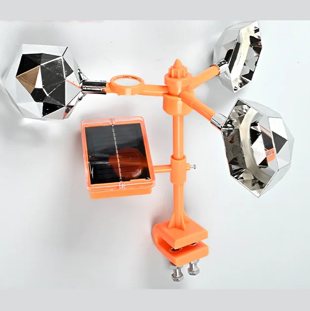 Solar Reflective Birds Repellent Device Garden Use Outdoor Bird Deterrent Dispeller Voice Windmill Pigeon Scarer