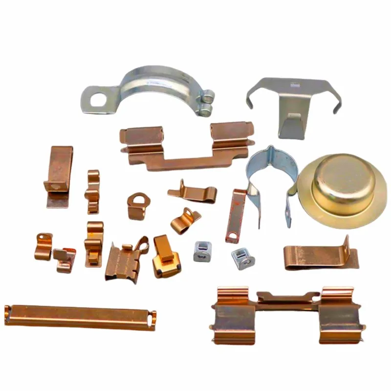 Alloy Copper Stamping Parts Processing H65 H62 Brass Battery Conductive Sheet Connecting Piece Terminal Stamping Bending Forming
