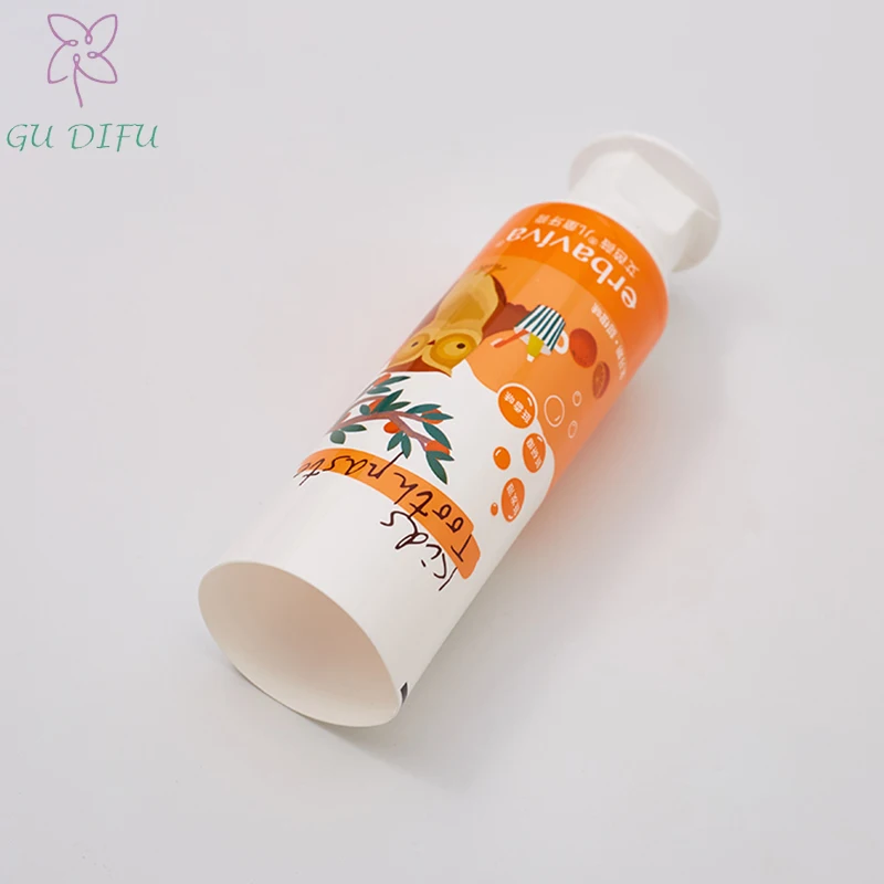 custom tooth paste tube metal empty plastic tube container refillable 60ml65ml70ml75ml80ml85ml90ml100ml120ml