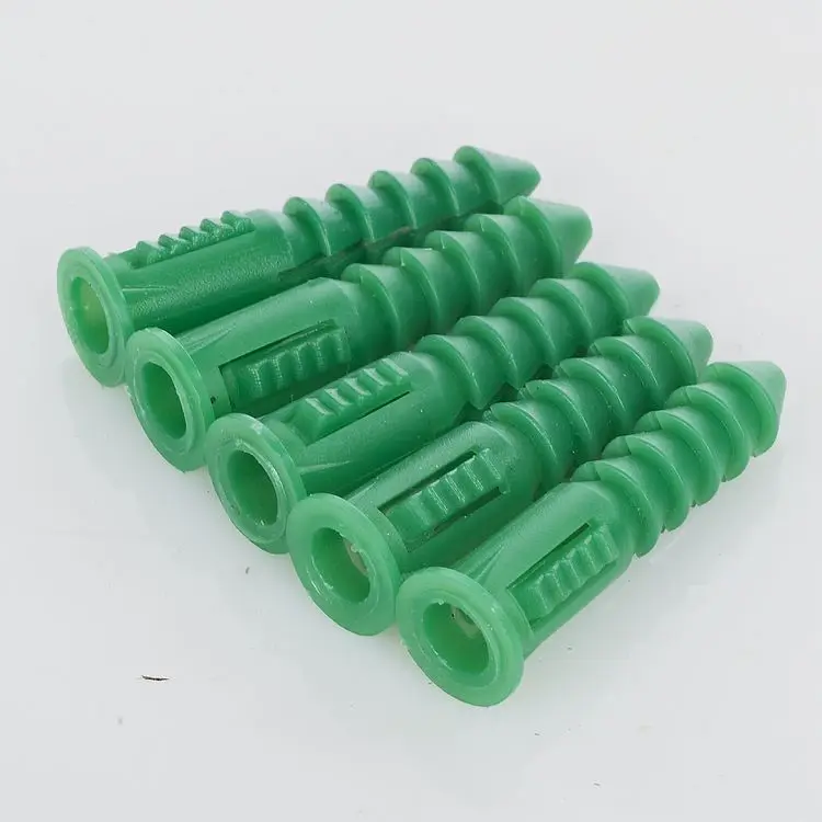Elasticity knot expand nail plastic expansion anchor wall plug plastic screw plug, m3 s8 plastic screw plug anchor with screw