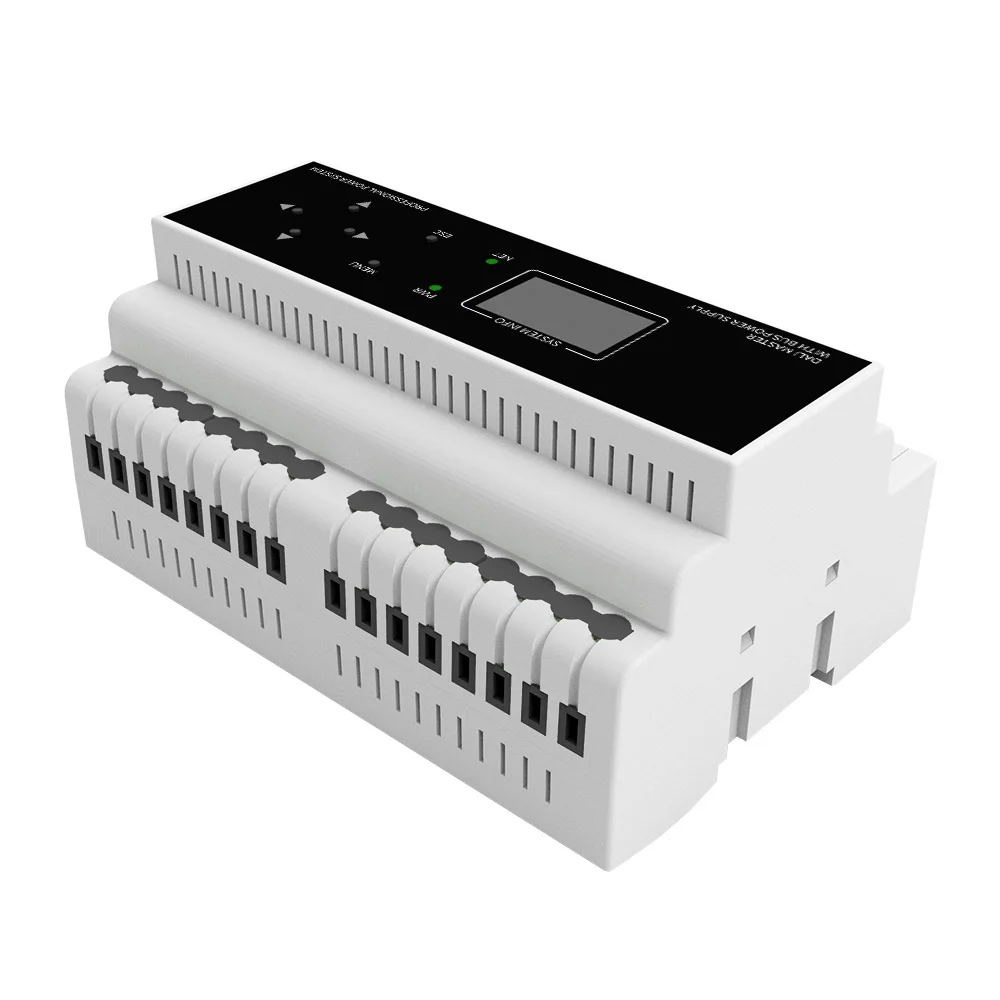 DALI Bus Dimmer UL94 V0 Din Rail Dimming Control Module