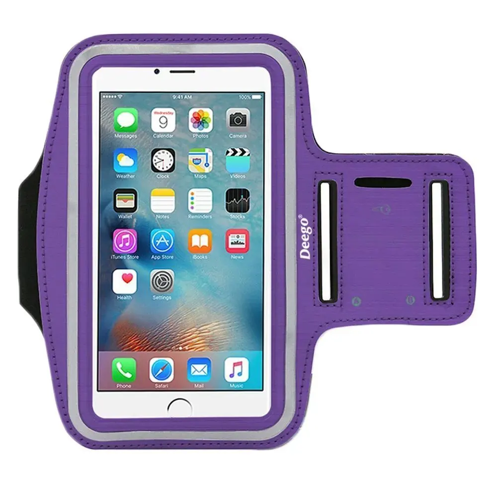 Best Phone Armband Exercise Workout Running Sports Arm Band Strap Holder Pouch Case for Women Men