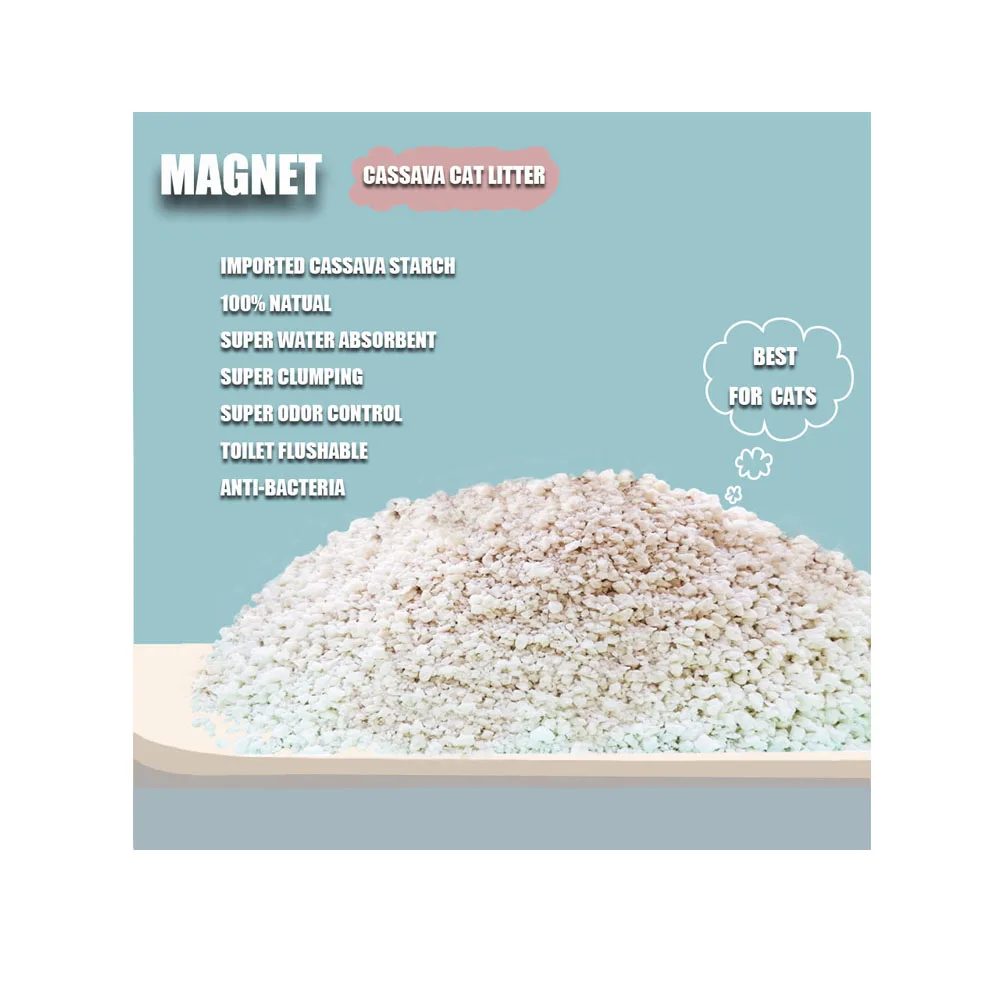 Unique and best cat litter cassava cat litter