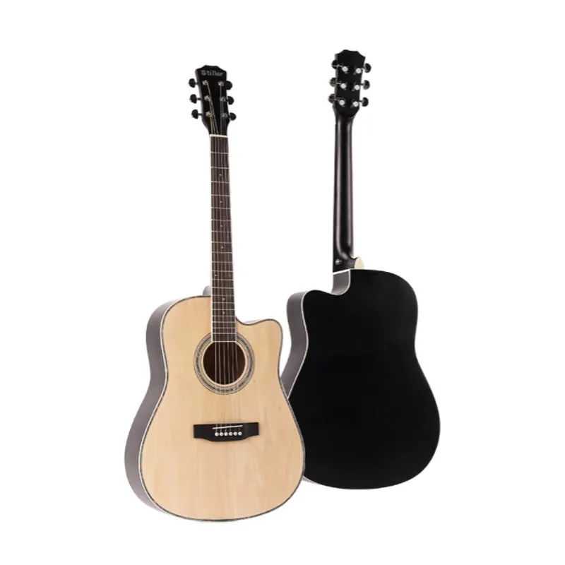 China Factory Wholesale Price 41 inch high quality Colorful Basswood Acoustic Guitar for sale