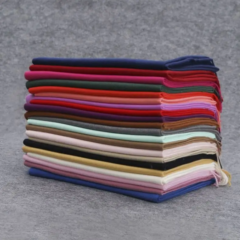 Pure Scarf Winter Warm Cashmere Women Long Pashmina Foulard Female Scarves Lady Tassel Shawl Wraps 2023 Design New R1833