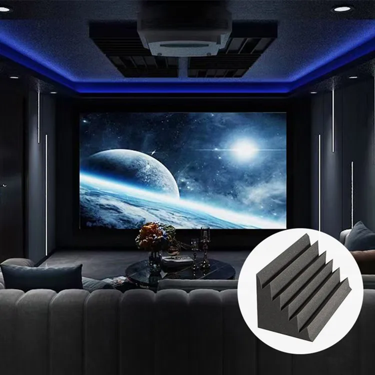 Modern Cotton Wall Sound Absorption Interior High Elasticity Of Soundproof Drum Room Material