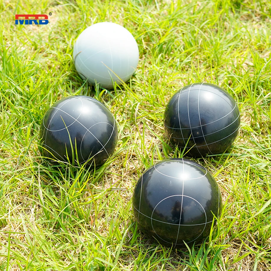Sports Bocce Ball Set 8 All Weather Bocce Balls and 1 Pallino Beach Backyard Lawn or Outdoor Party Game