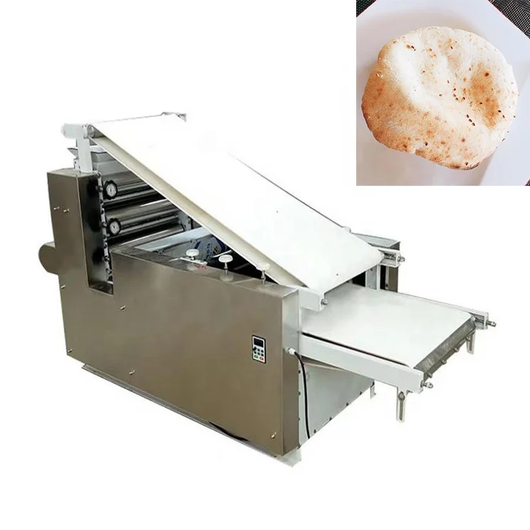 New 220V Electric Shawarma Arabic Bread Maker Flat Different Size Automatic Restaurant Bakery Machine with 1 Year Motor Warranty