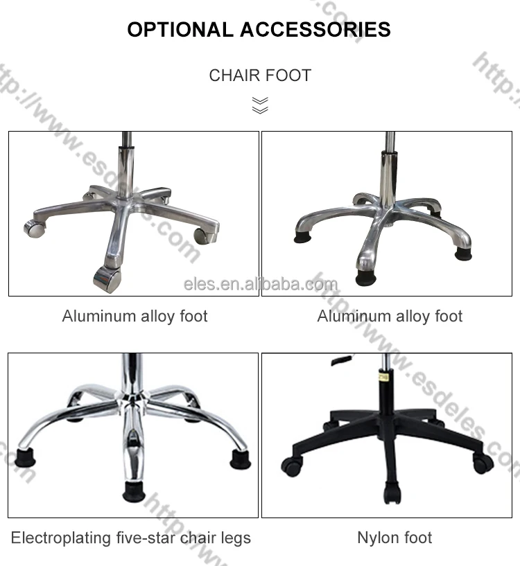 ESD Cleanroom Ergonomic Design Conductive Production Worker Chair PU Foam Antistatic Adjustable Antistatic PU ESD Fabric Chair