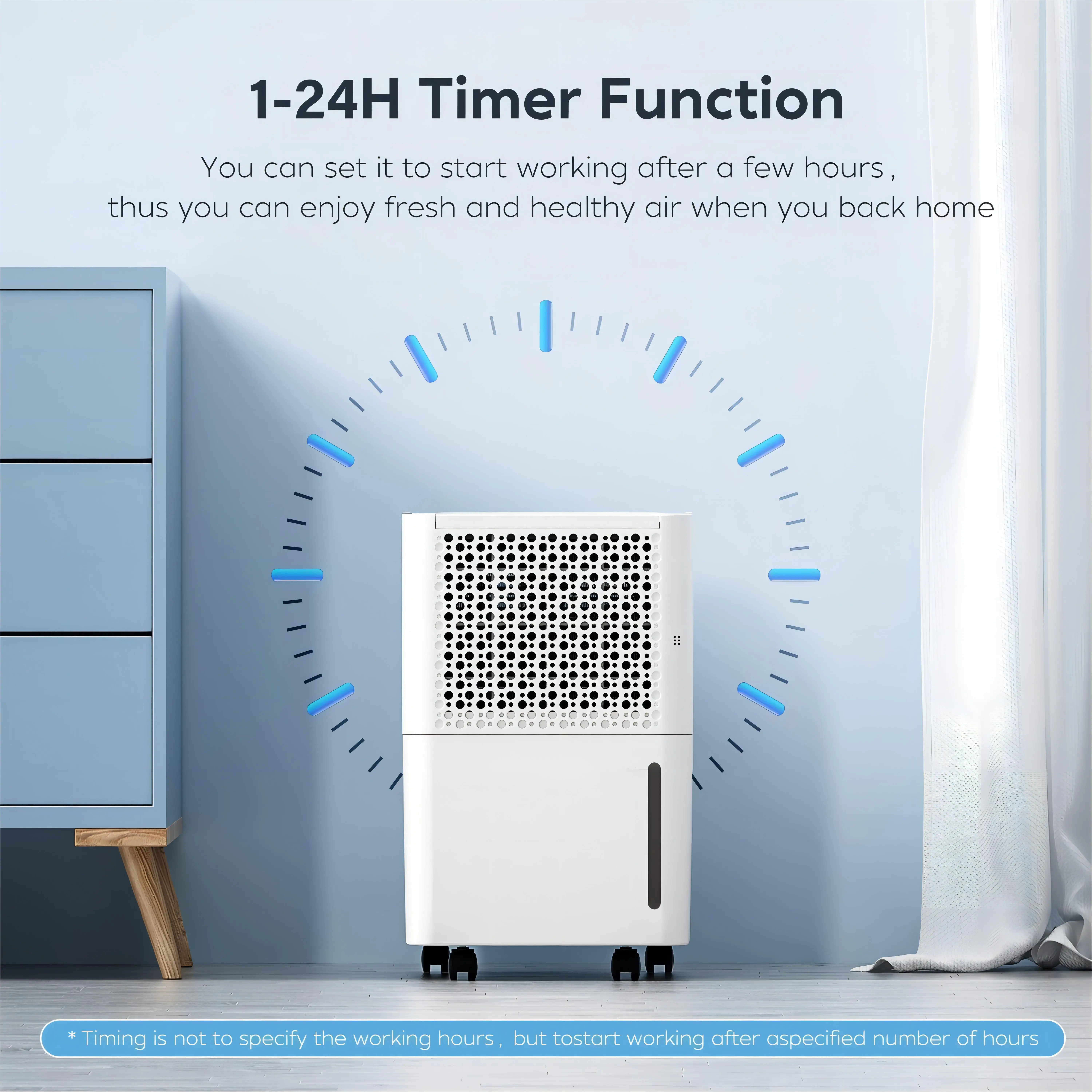 10L/Day Mini Portable Air Home Dehumidifier Cheap Price with Smart Wifi UV-C Air purifier dehumidifier