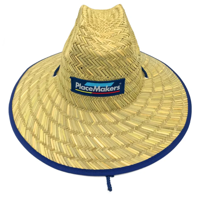 Australian Mexican Hot Sale Adults Summer Outdoor Straw Hat Beach Sunscreen Original Straw Hat With Custom Logo