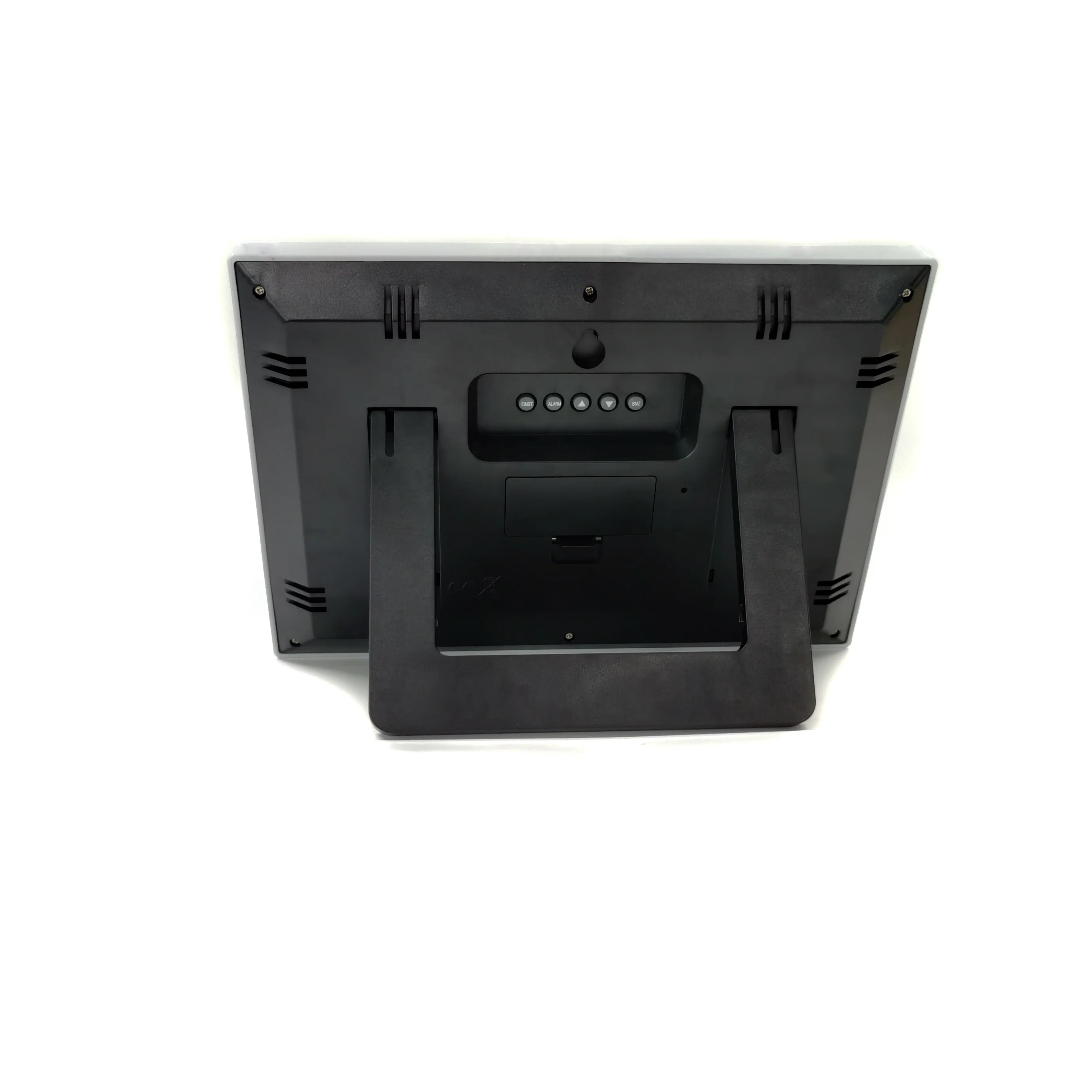 Digital RC Sensor Wall Clock 12/24h Display Repeat Signal Temperature Humidity Display Desktop Office Living Room indoor Use