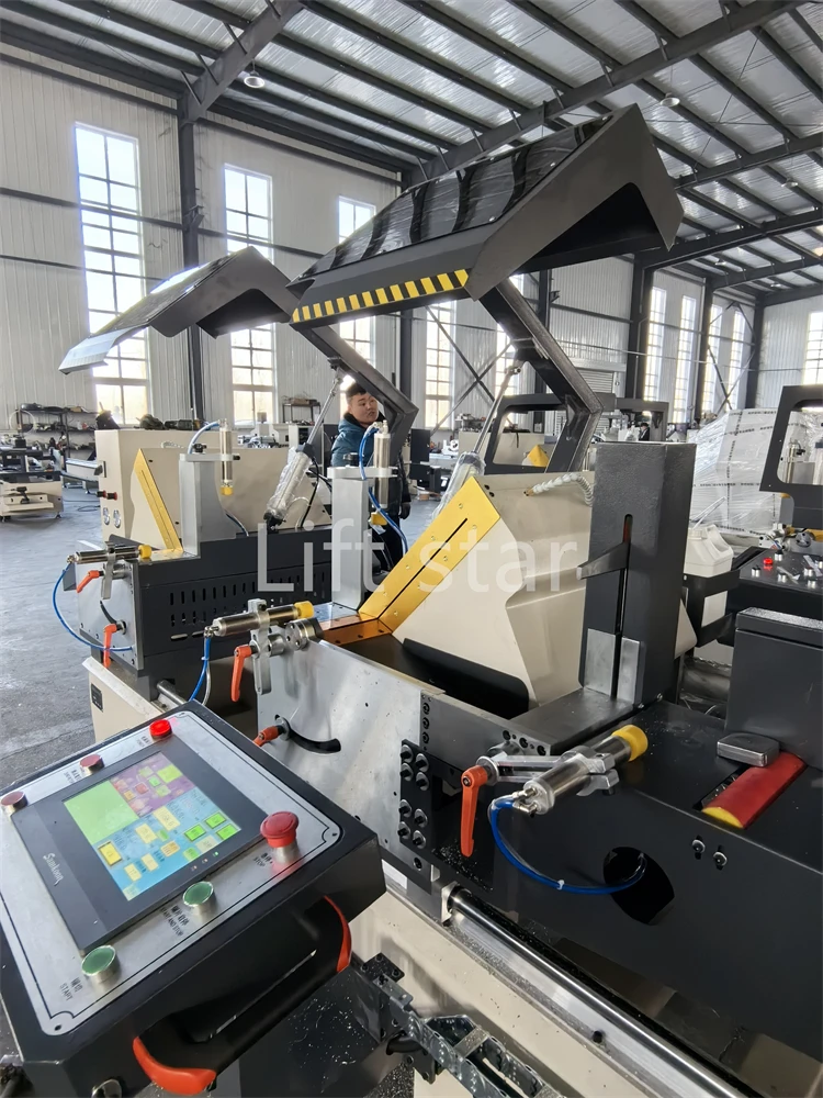 2024 новый дизайн ПВХ рама Двойные головки режущая пила upvc cnc