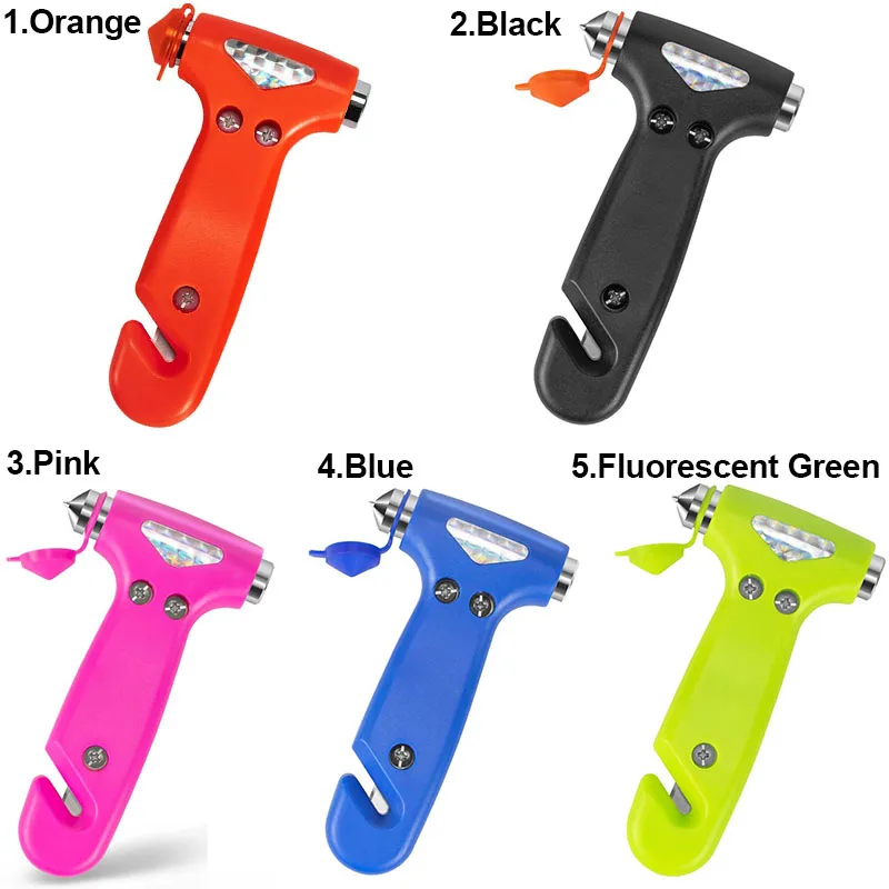 Car Safety Hammer, 3-in-1 Emergency Escape Tool with One Second Window Breaker and Seat Belt Cutter