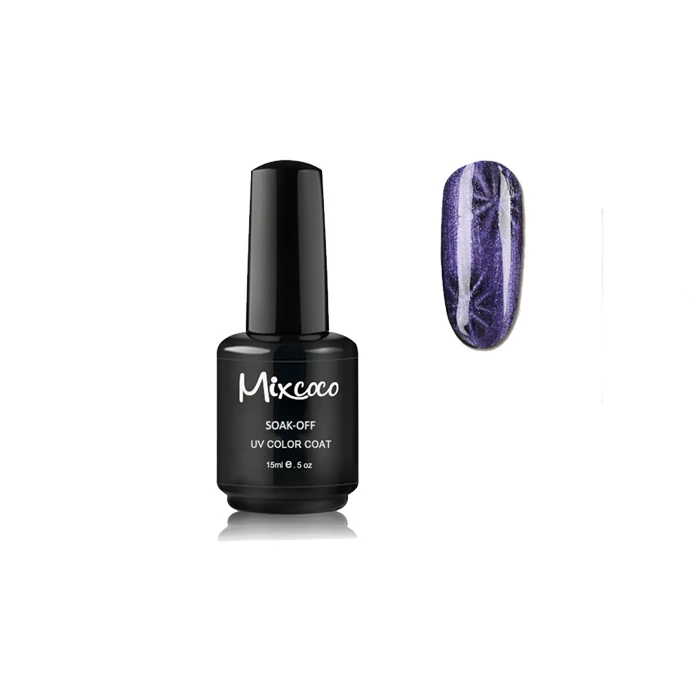 semipermanent complete unas hot products Mixcoco moonlight cat eye gel nail polish uv cat eye flash sparking gel salon supplies