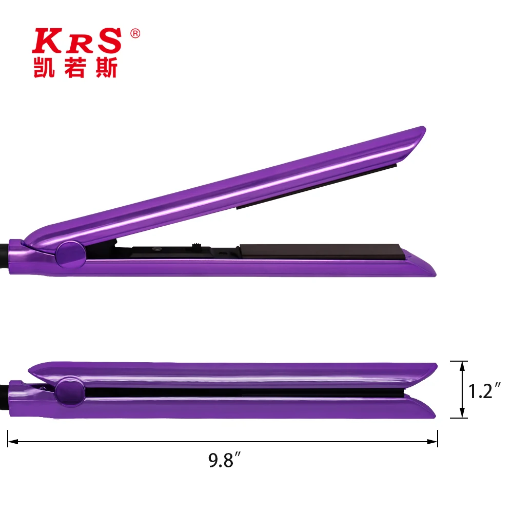 Custom Sticker Hot Sell Fashion Wireless Hair Straightener Multicolor Flat Iron 100% Hard Titanium Hair Straightener 25W