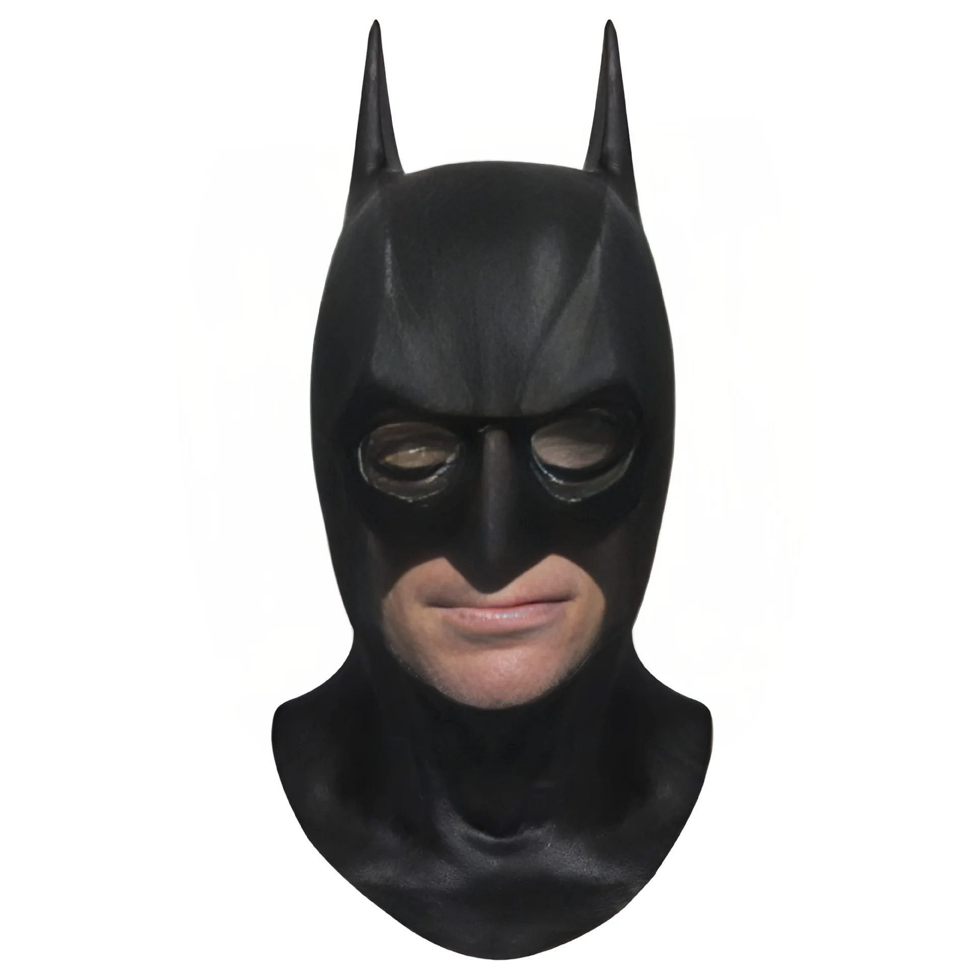 New Dark Knight Bat Man Mask Soft Rubber Nature Latex Black Headgear Helmet For Masque Disguise Party Superhero Costume Mask