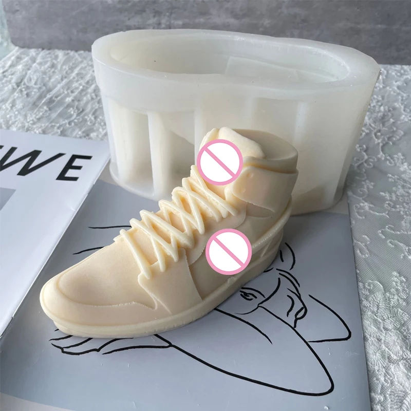 Large shoe candle mold