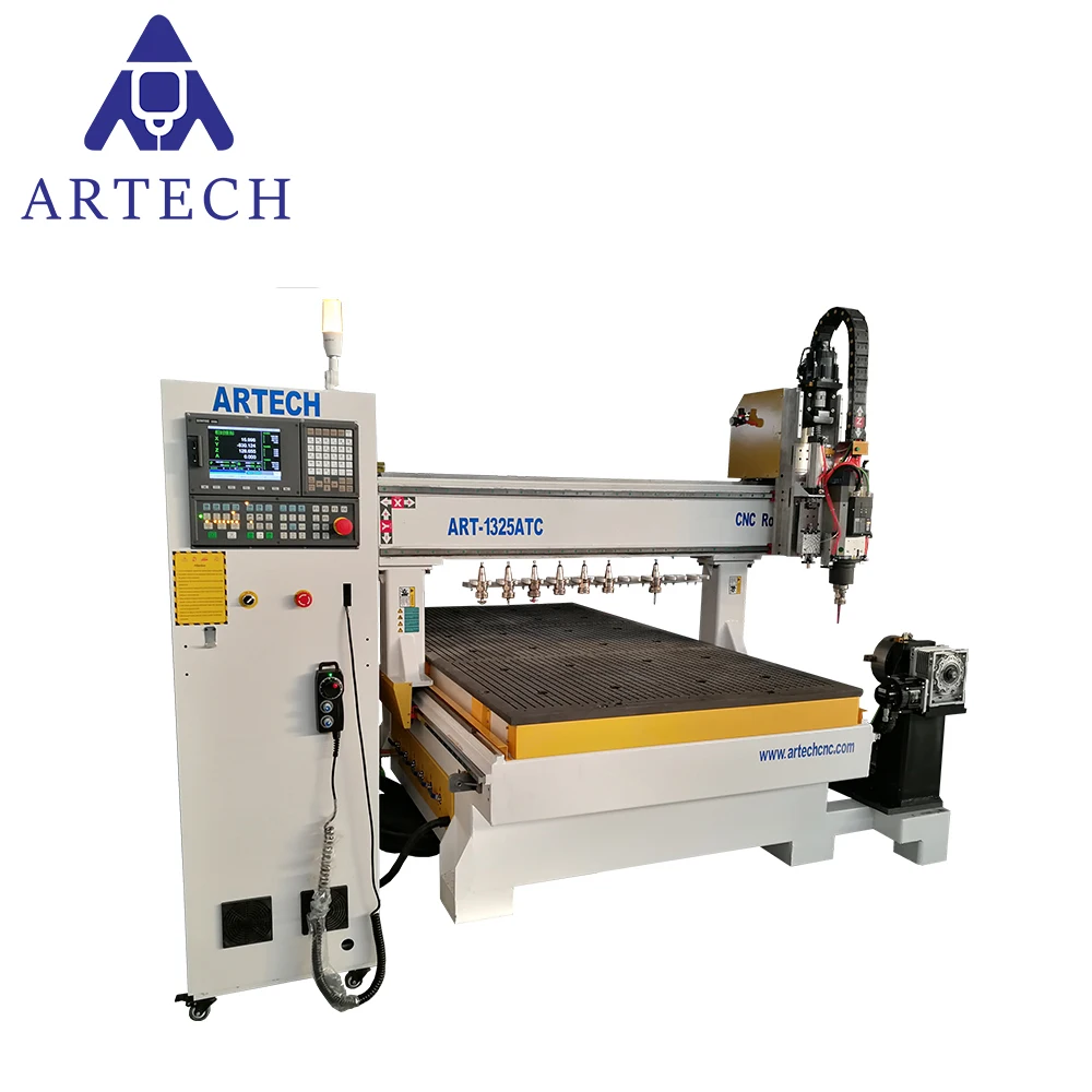 Low Noise Leading Accessories Long Life Atc Cnc Router