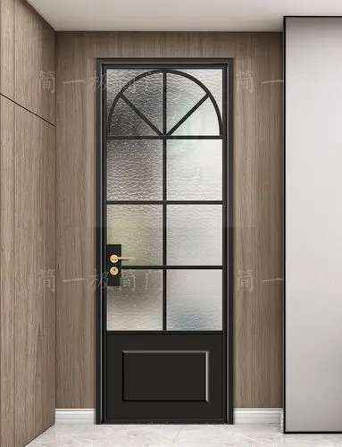 Modern French Arch Doors Aluminum Waterproof Insulation with Double Tempered Glass Other Doors Genre