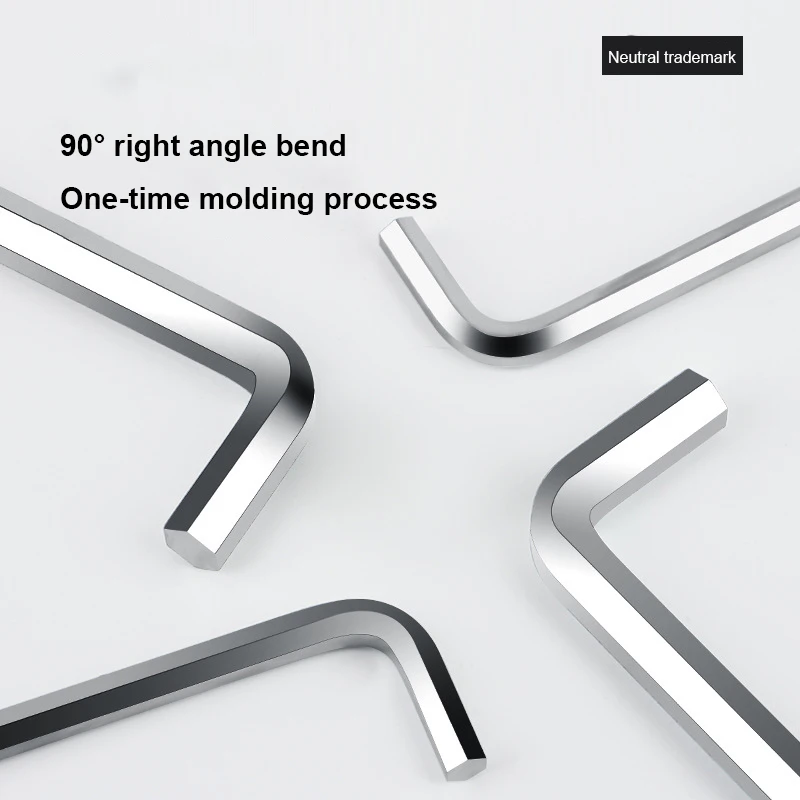 Factory sales L Type Wrench Ball Point Hex Allen Key Anti-Theft Set Wrench carbon steel Surface