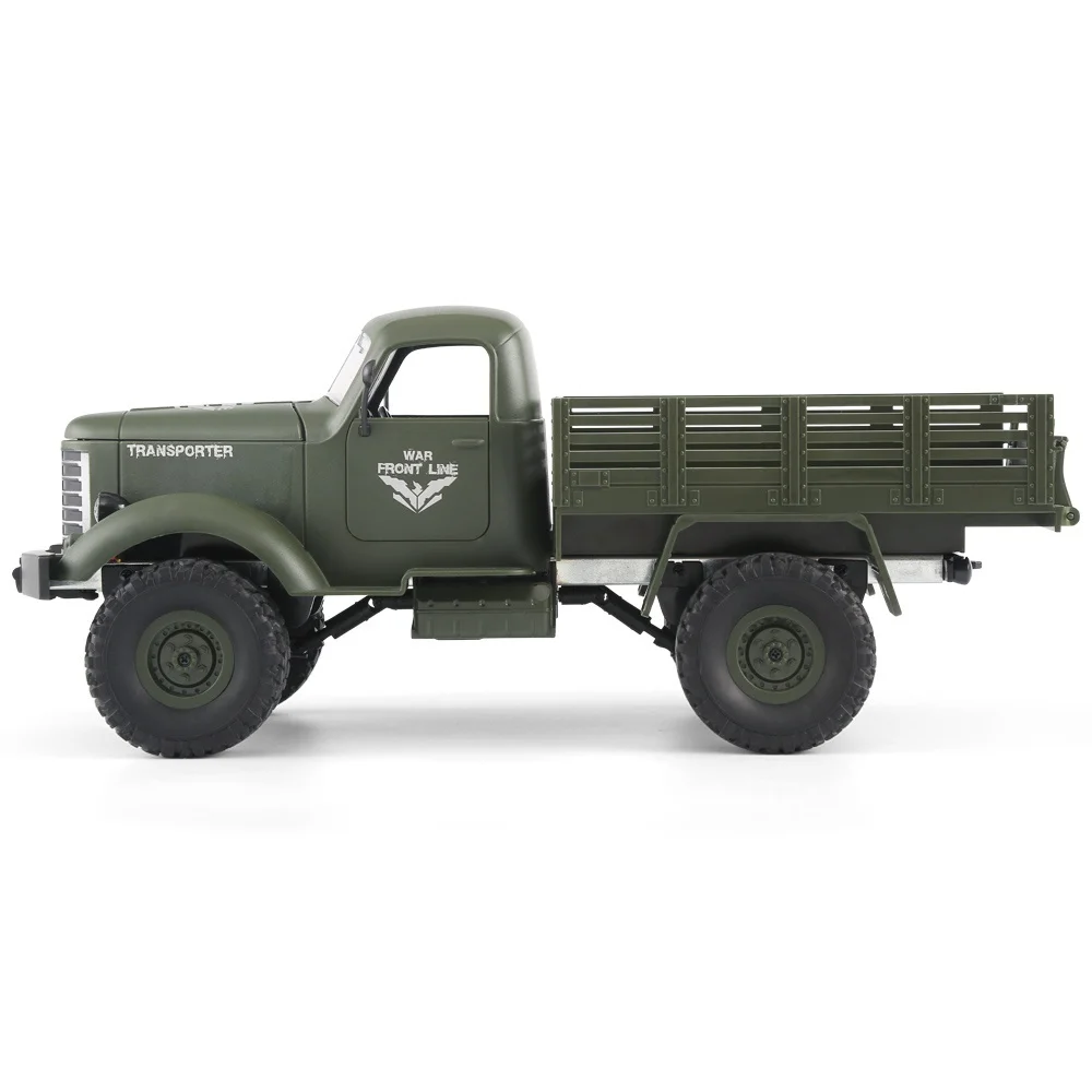 2024 Новый 1/16 RC грузовик JJRC Q61 2 4 г мощный двигатель пульт дистанционного управления 4WD гусеничный внедорожный военный автомобиль RTR