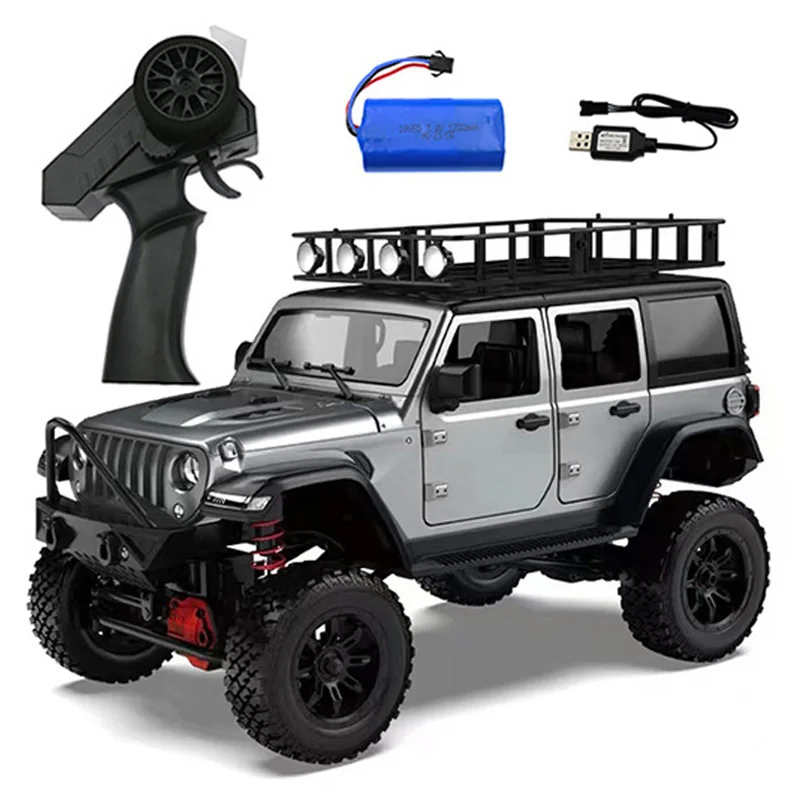 MN128 Wranglers Off Road 2.4G Proportional Radio Control SUV Car For Boys and Adults Rock Crawler RC 4x4 Hobby Model