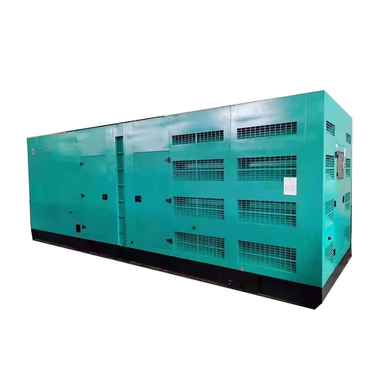 60hz 1260kw 1575kva Electrostatic Diesel Generator Silent Type By Cummin Engine  KTA50-G9 Cheap Price Sales