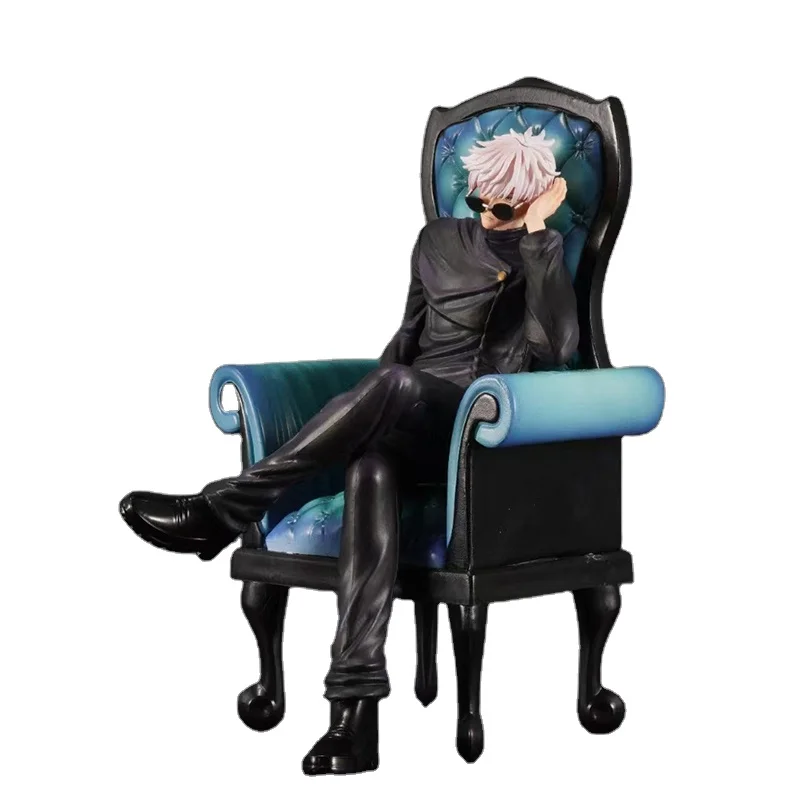 Hot sales New style High Quality GK Sitting position sofa Jujutsu Kaisen Gojo Satoru model Anime Figure Cartoon-Character