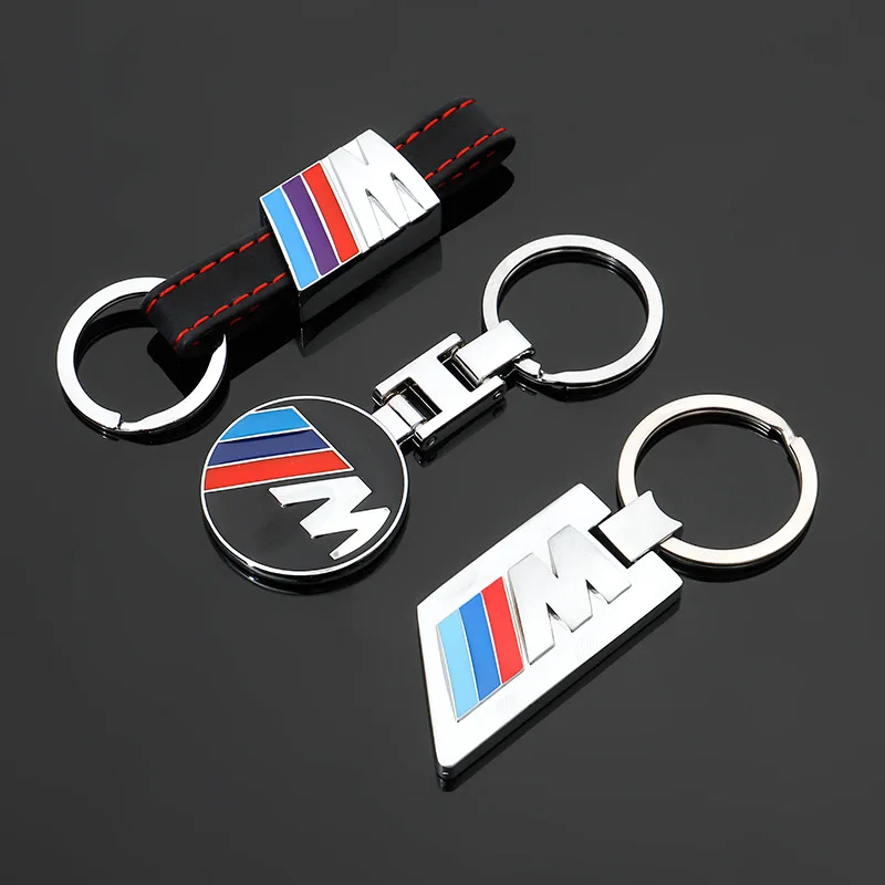 Promotional High Quality Zinc Alloy Metal Key Ring M Keychain For BMW