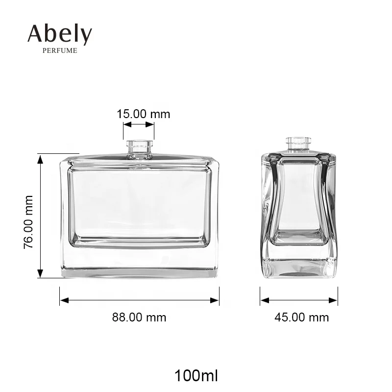 Abely Factory Manufacture Custom Premium флаконы для ароматов оптом 100 мл пустой стеклянный флакон духов