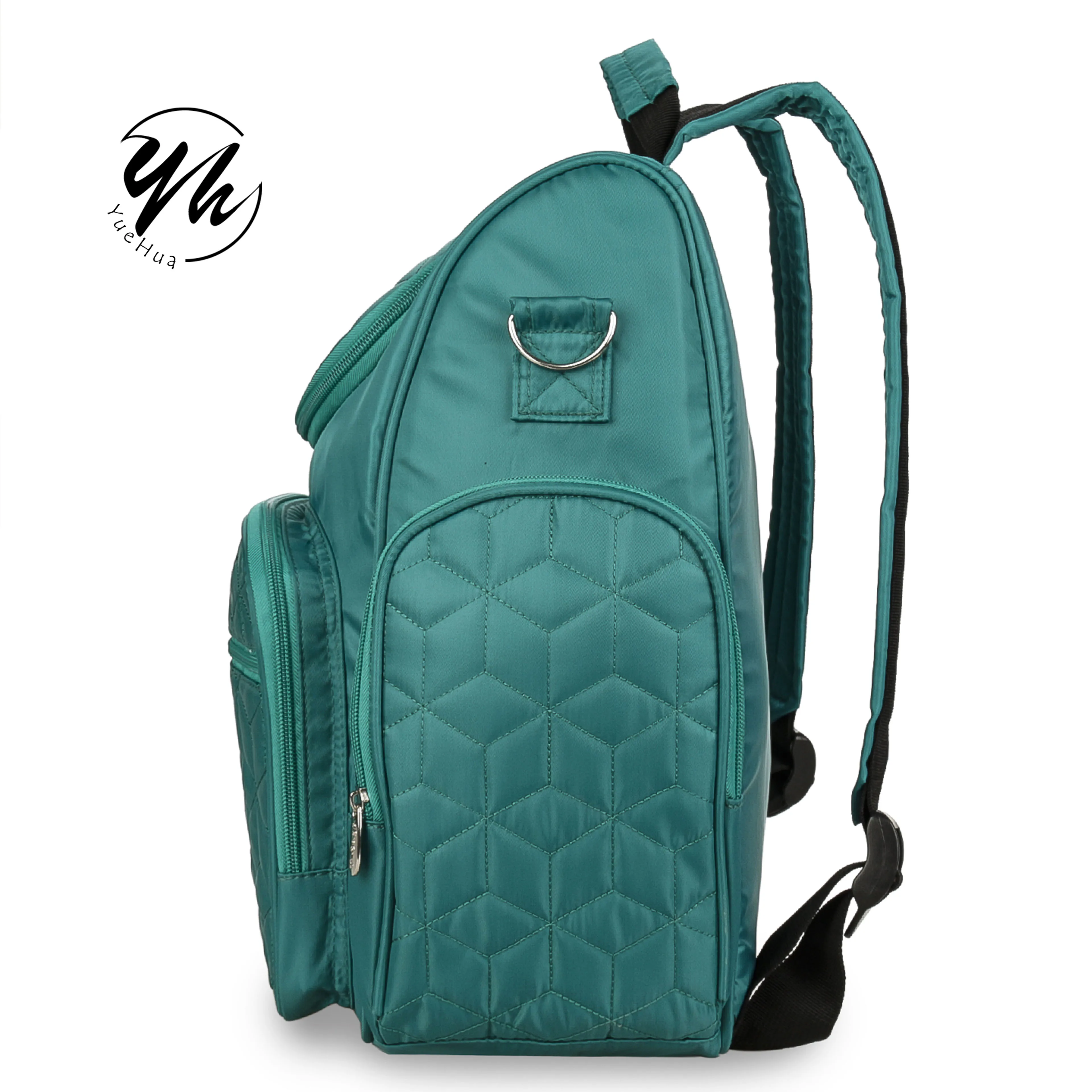 2021 New arrival function design line pattern fashion baby travel diaper mummy bag