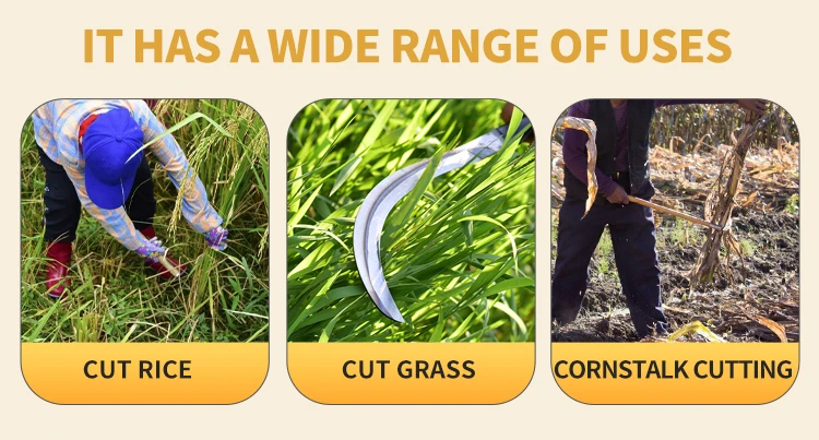 Farming Tool Grass Rice Harvesting Weeding Sickle Weeding Sickle Agricultural Tools Sickle