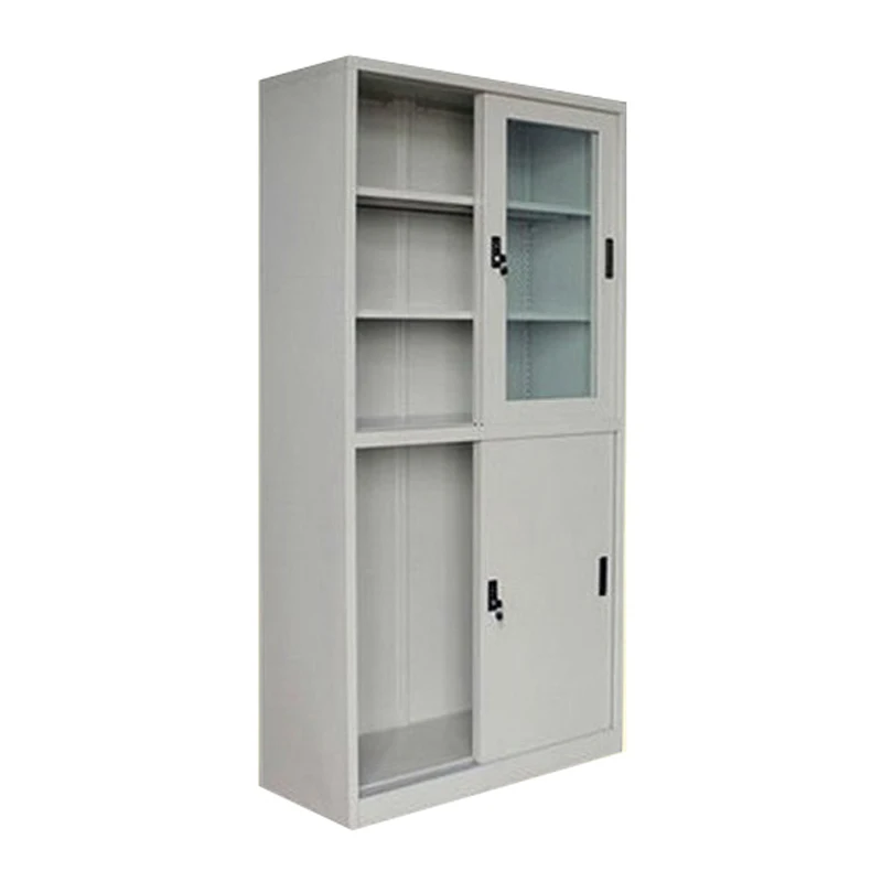Standard Specifications Sliding Glass Door Office Filing Cabinet with Factory Sale Direct