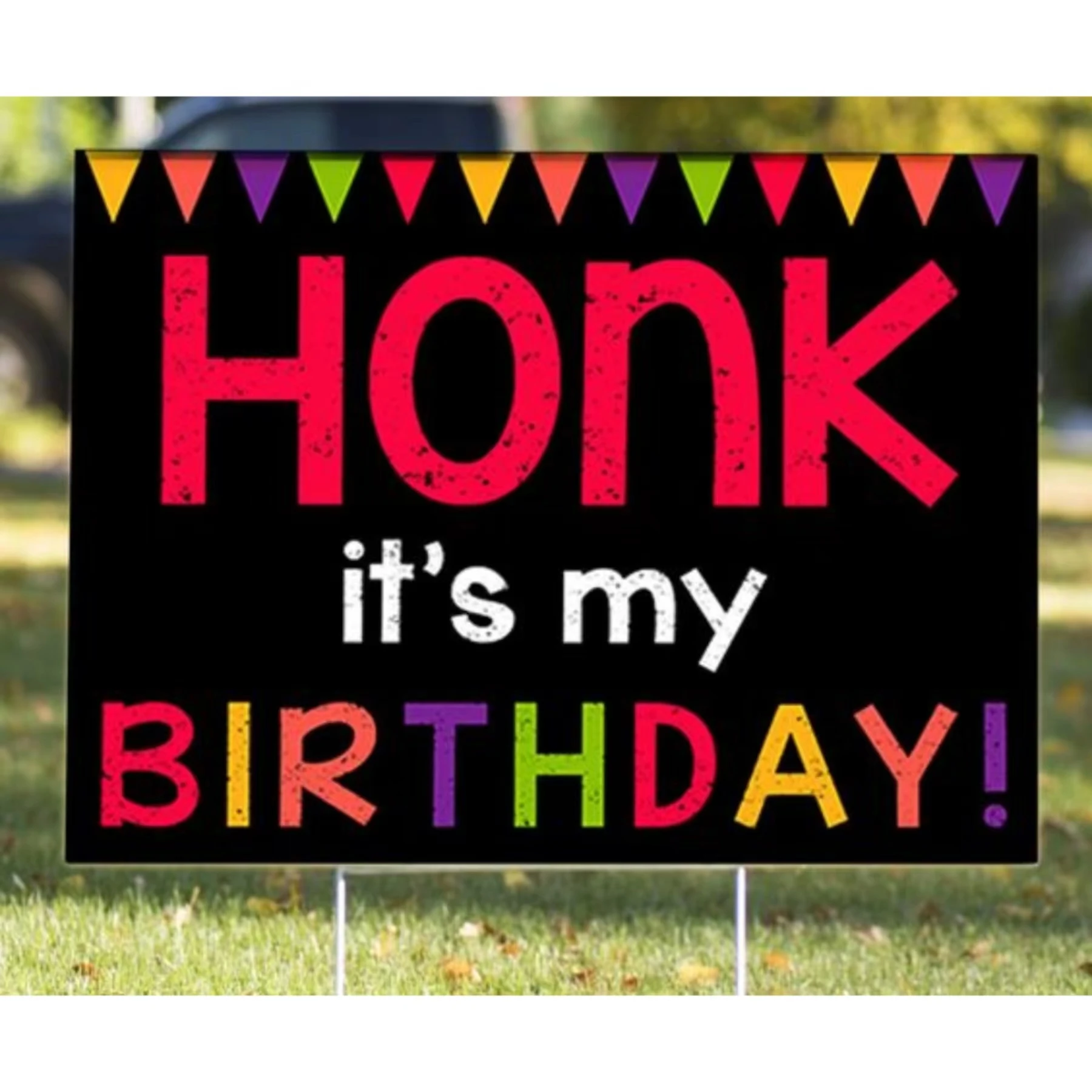 Factory hot sale poly bag sign board for birthday yard plastic sign board fluted yard sheets pvc foam board